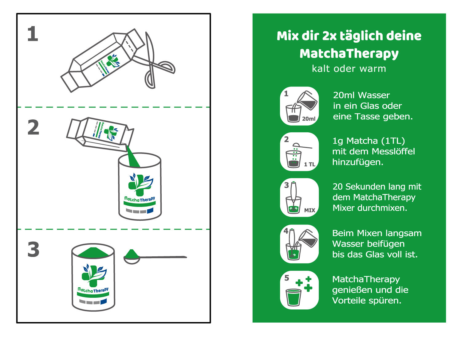 Matcha Zubereitung
