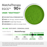 MatchaTherapy90+ Bio Matcha Grüntee Extrakt - EGCG Scale